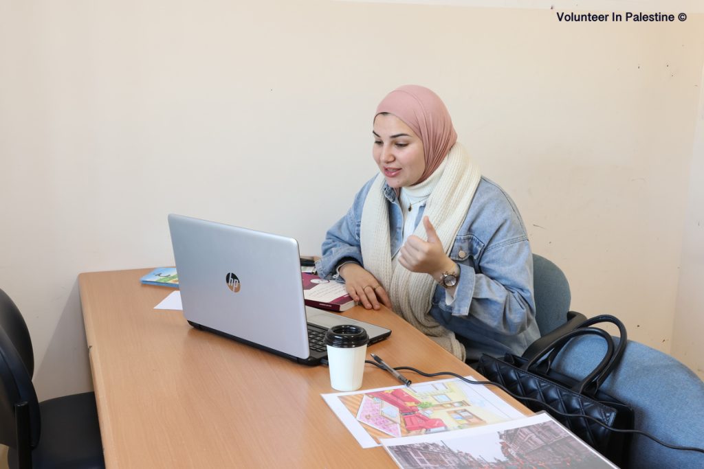 Volunteer In A Technology Program In Palestine